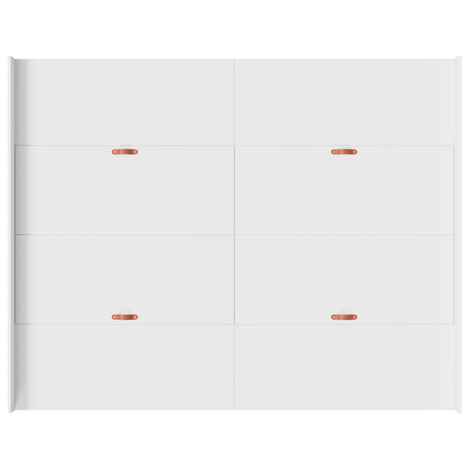 Seng med Opbevaring med Skuffe med Hovedgærde med Opbevaring Hvid 140 X 200 Cm - billede 8