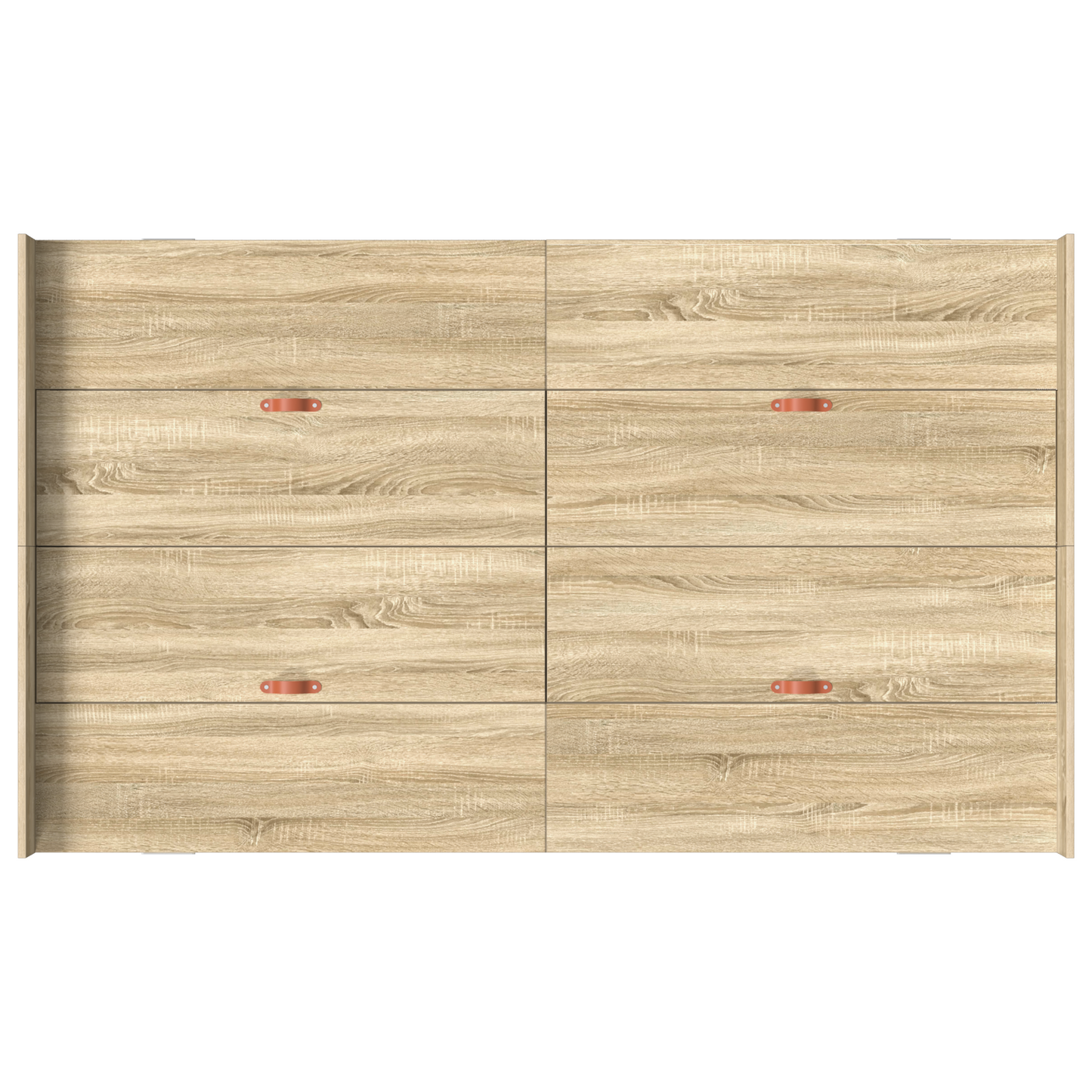 Seng med Opbevaring Sonoma-eg 120 X 200 Cm Konstrueret Træ - billede 8