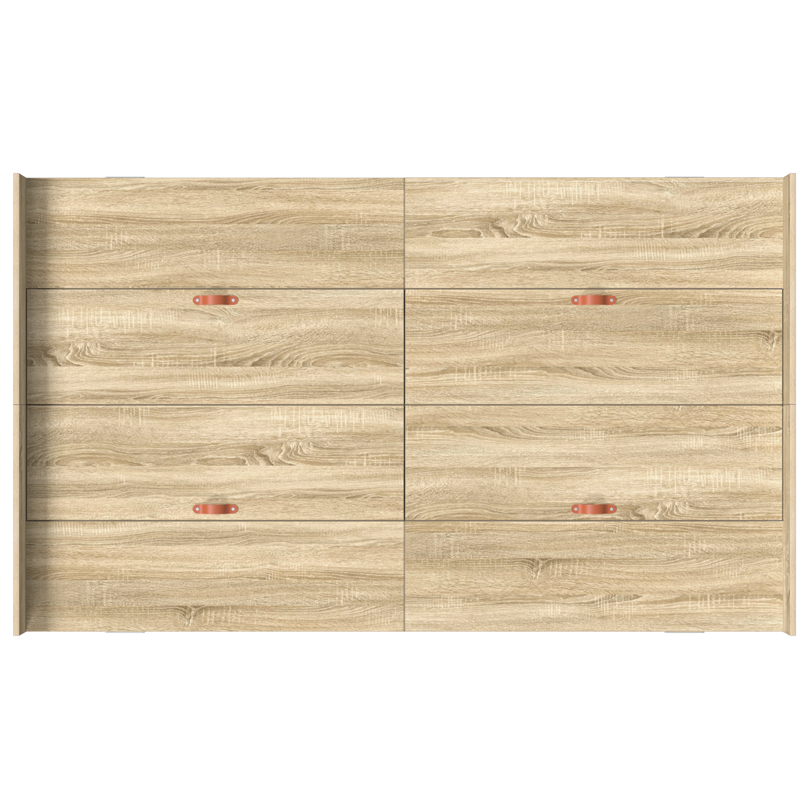 Seng med Opbevaring med Skuffe med Hovedgærde med Opbevaring Sonoma-eg 120 X 190 Cm Mdf - billede 8