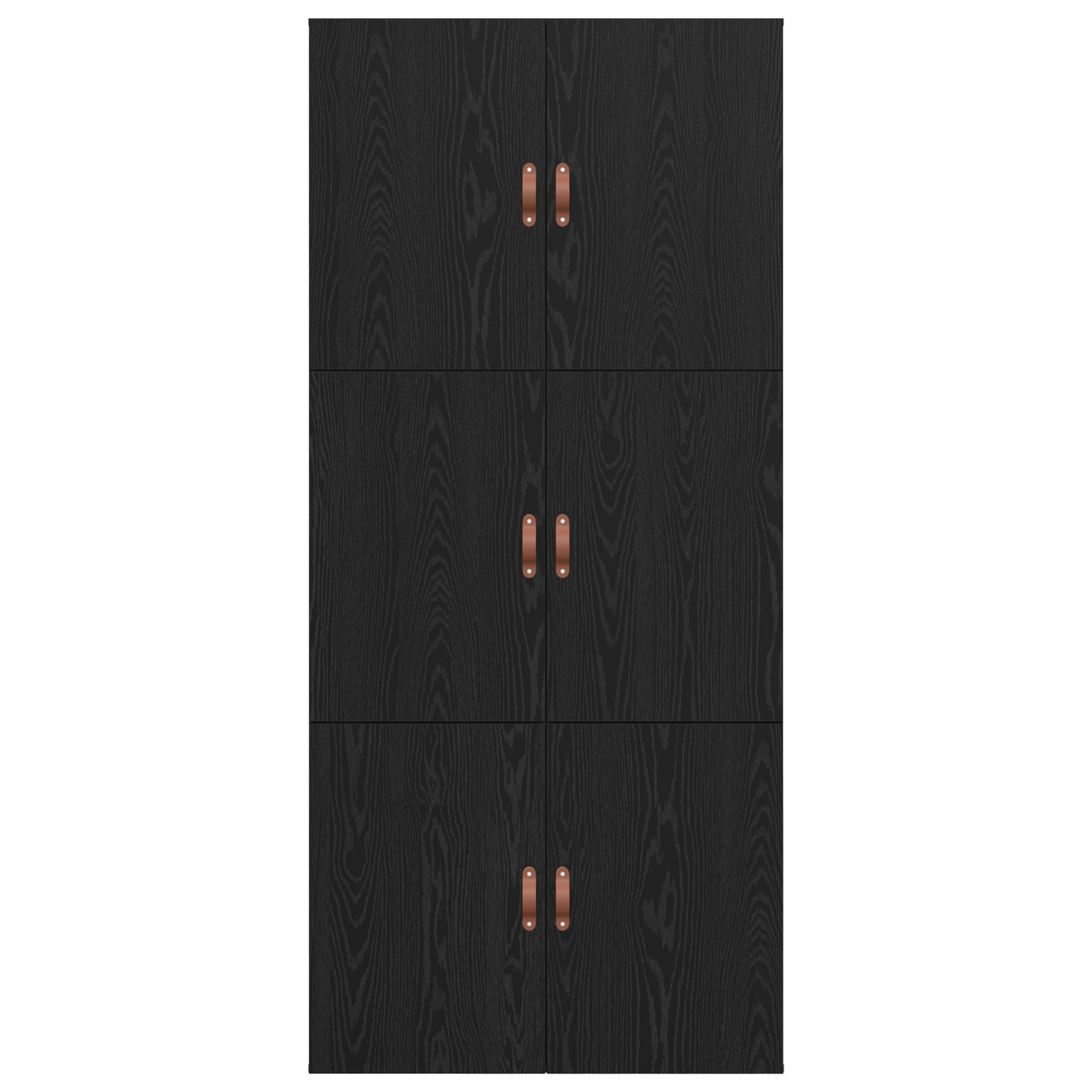 Sengestel Med Opbevaring Sort Eg 100 X 200 Cm Konstrueret Træ