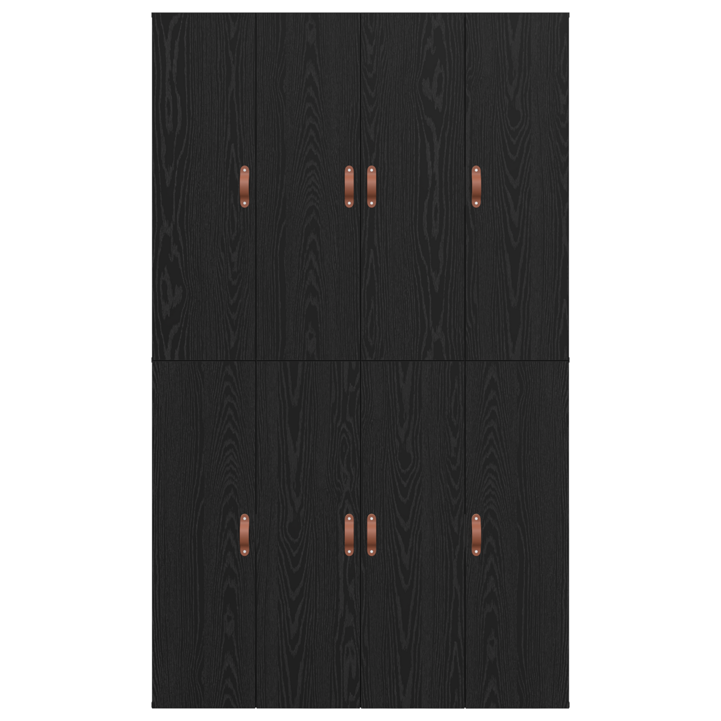 Sengestel Med Opbevaring Sort Eg 120 X 200 Cm Konstrueret Træ