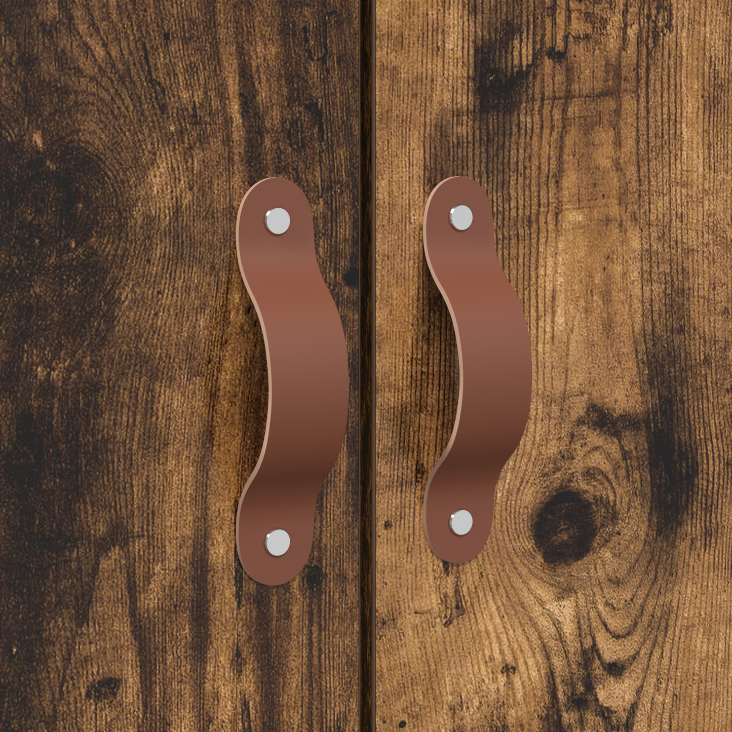 Sengestel Med Opbevaring Røget Eg 150 X 200 Cm Konstrueret Træ