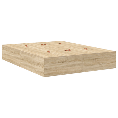 Opbevarings Sengramme Sonoma Eg 160X200 Cm