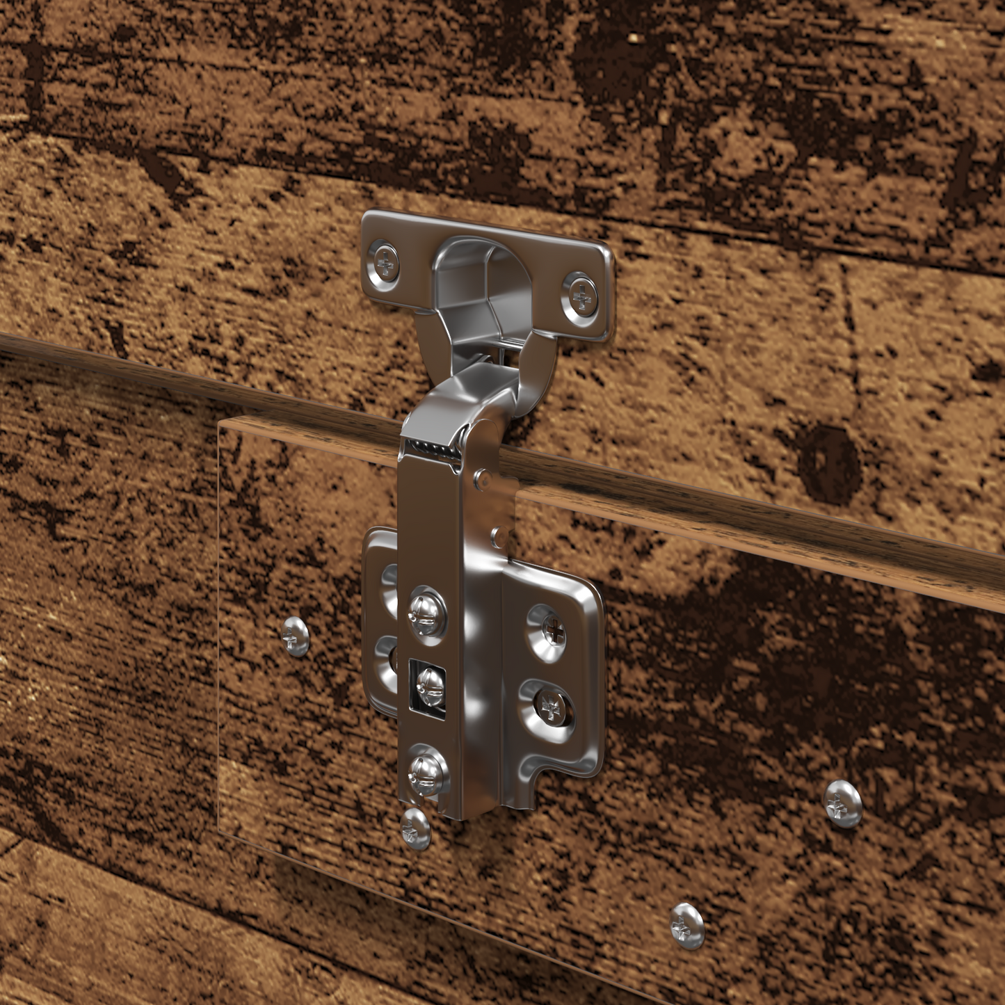 Sengestel Gammelt Træ 180 X 200 Cm Konstrueret Træ