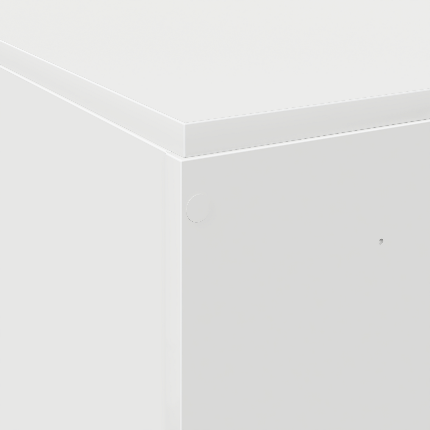 Sengestel Med Opbevaring Hvid 120 X 190 Cm Konstrueret Træ