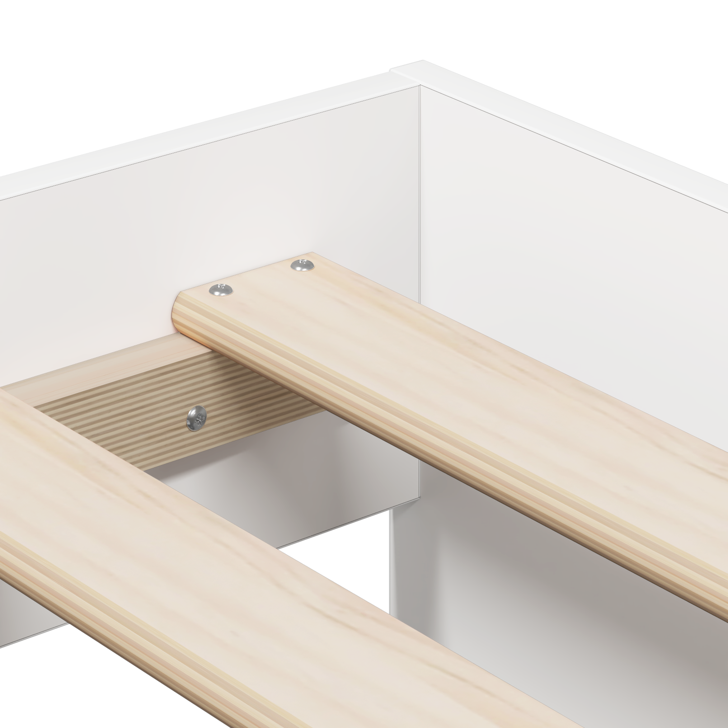 Opbevaringsseng Hvid 80x200 Cm - billede 10