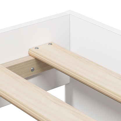 Opbevaringsseng Hvid 80x200 Cm - billede 10