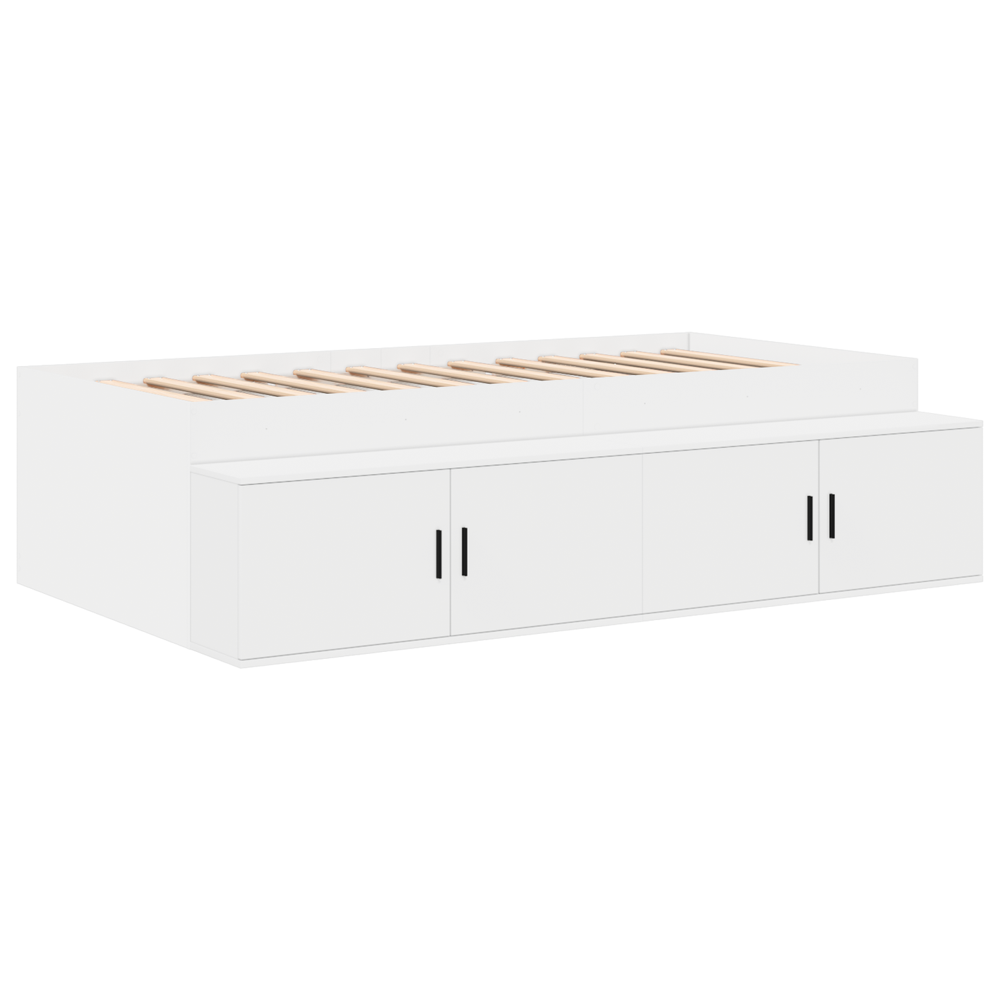 Opbevaringsseng Hvid 80x200 Cm - billede 6