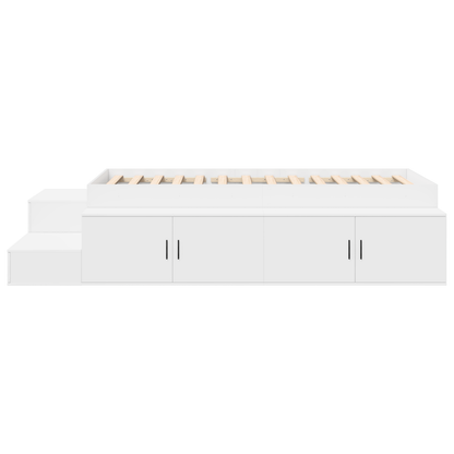 Opbevaringsseng Hvid 80x200 Cm - billede 7