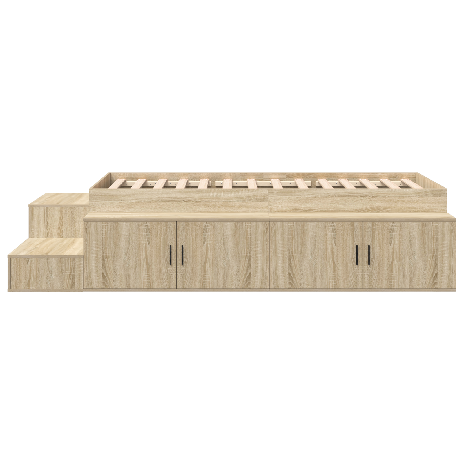 Opbevaringsseng Sonoma Egetræ 100x200 Cm - billede 7