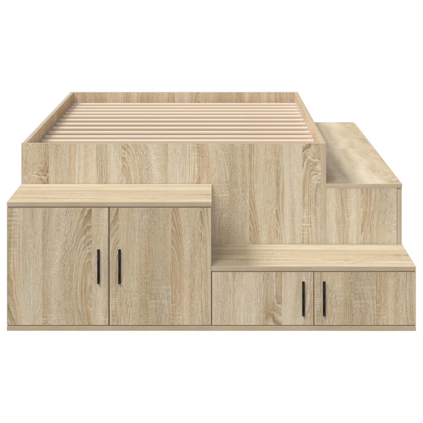 Opbevaringsseng Sonoma Egetræ 100x200 Cm - billede 8