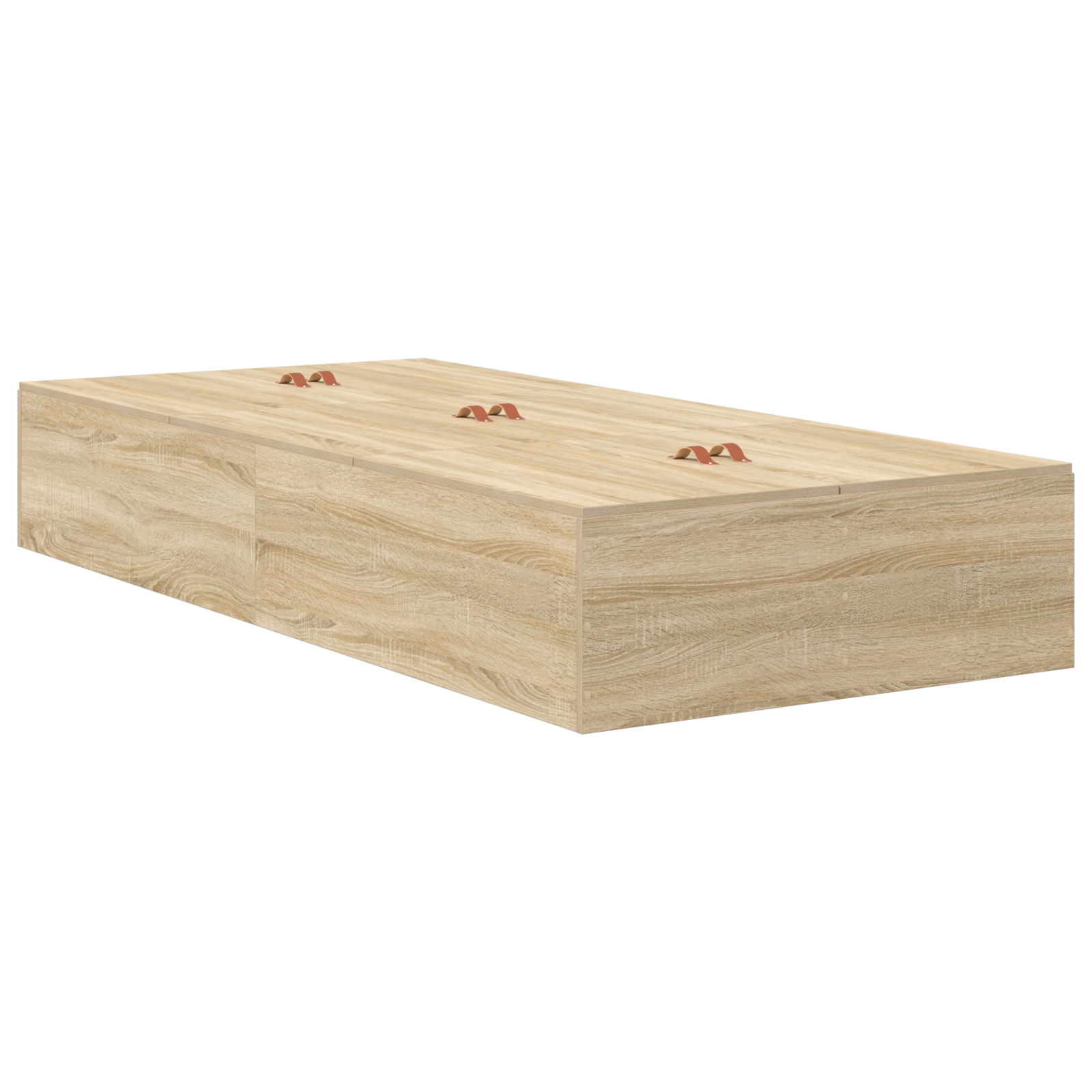 Opbevaringsseng i Sonoma Eg 80x200 Cm - billede 7