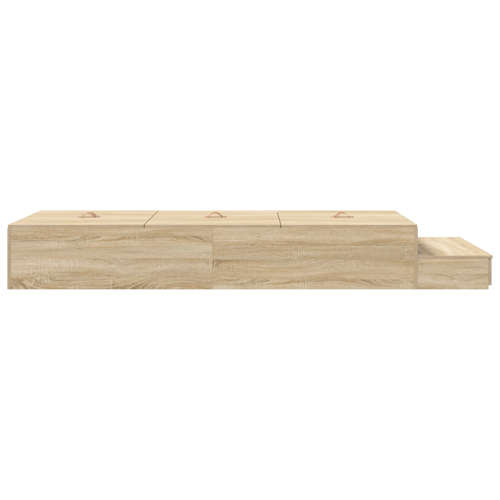 Opbevaringsseng i Sonoma Eg 80x200 Cm - billede 9