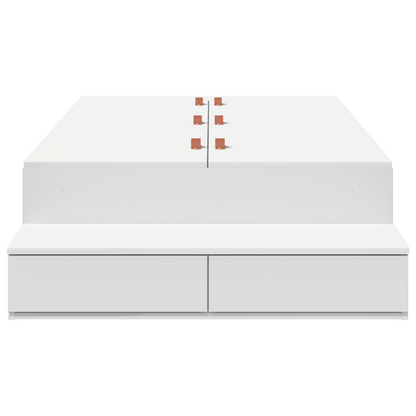 Opbevarings Sengramme Hvid 100x200 Cm - billede 6