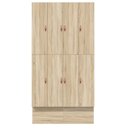 Opbevaringsseng Ramme Sonoma Eg 120x200 Cm - billede 9