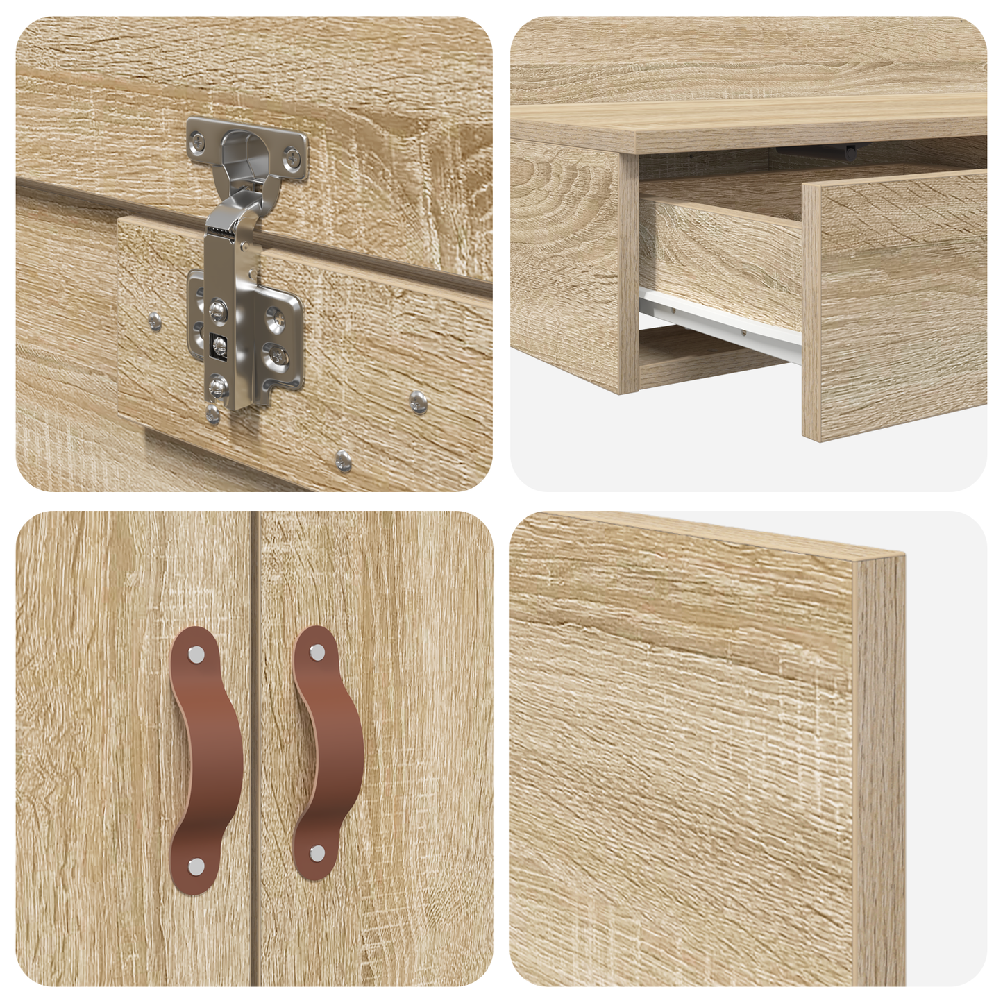 Opbevaringsseng Sonoma Eg 140x200 Cm - billede 10