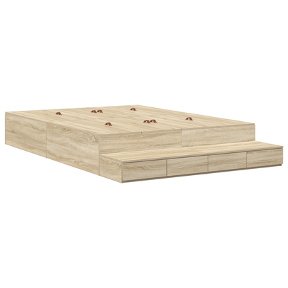 Opbevaringsseng Sonoma Eg 140x200 Cm - billede 2