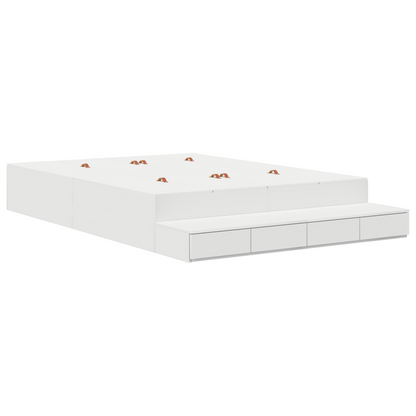Opbevaringsseng Hvid 150x200 Cm - billede 2