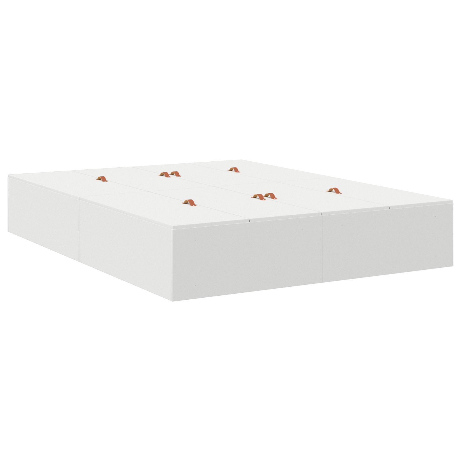 Opbevaringsseng Hvid 150x200 Cm - billede 6