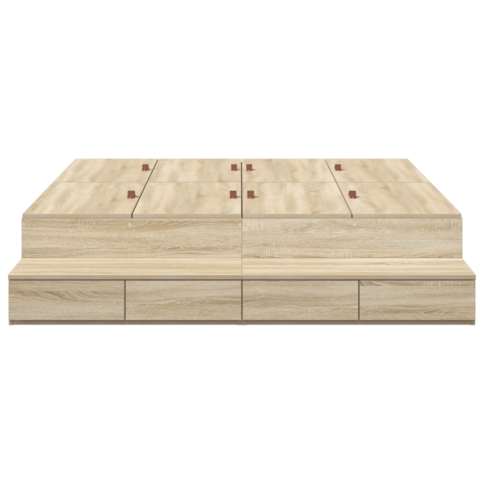 Opbevarings Sengestel Sonoma Eg 160x200 Cm - billede 7