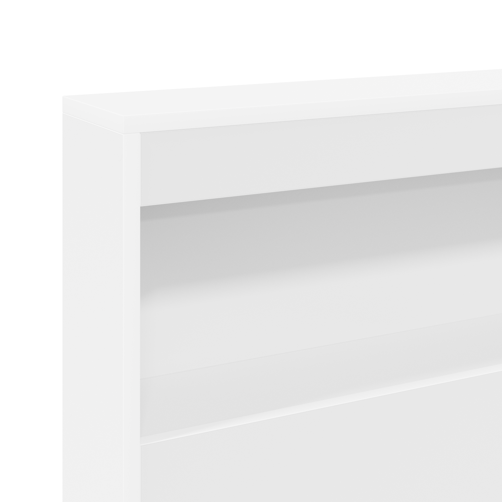 Bogskabsseng Hvid 90x200 Cm i Konstrueret Træ - billede 9