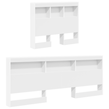 Bogskabsseng Hvid 90x200 Cm i Konstrueret Træ - billede 5
