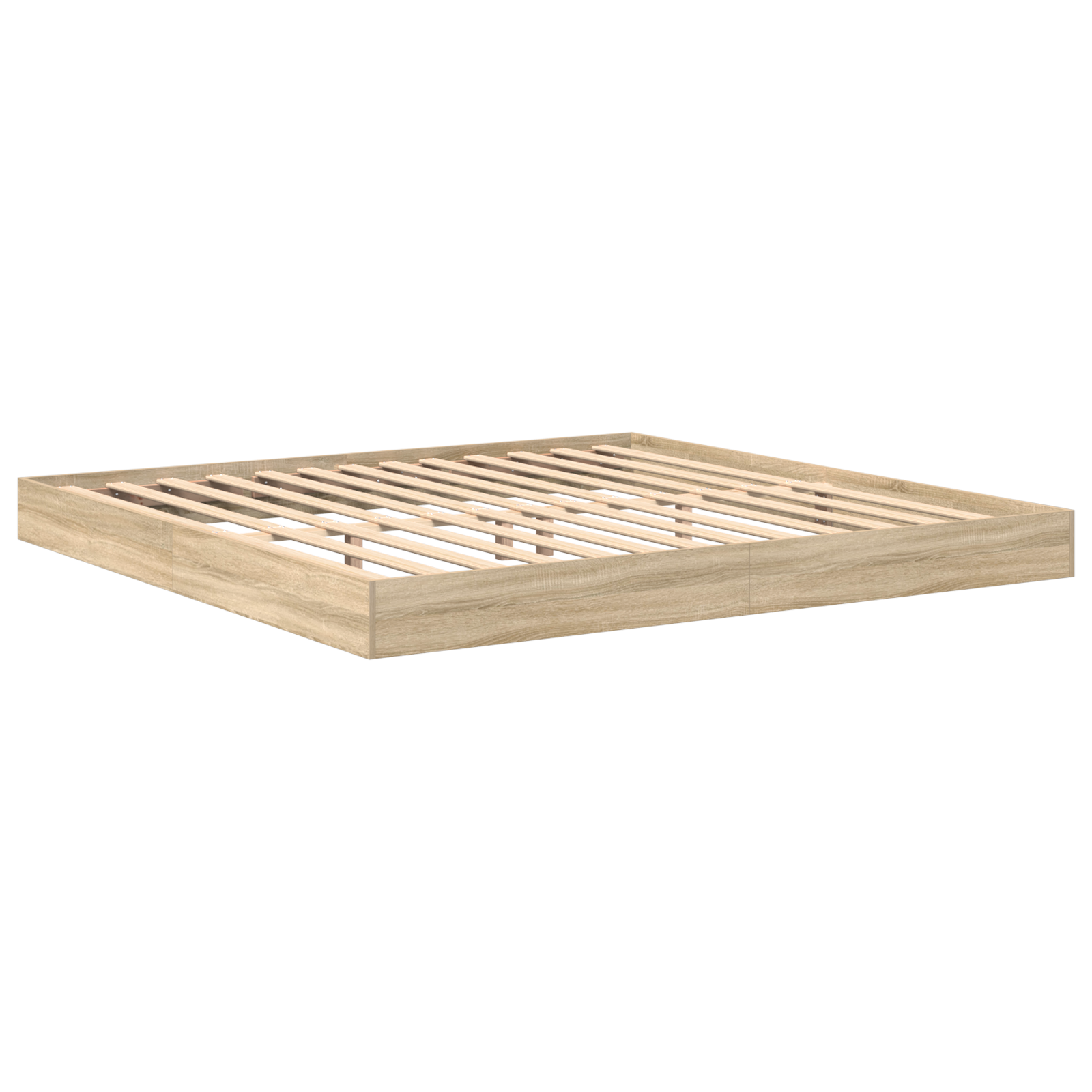 Bogreol Seng i Sonoma Eg 180x200 Cm - Ingeniørtræ - billede 4