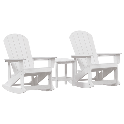 Have Lounge Sæt 3 Pcs Hvid Standard 38 X 38 X 46 Cm Hdpe - billede 2