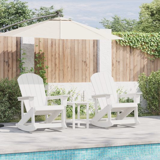 Have Lounge Sæt 3 Pcs Hvid Standard 38 X 38 X 46 Cm Hdpe - hovedbillede