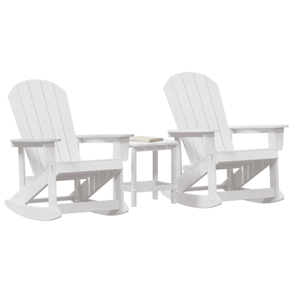 Have Lounge Sæt 3 Pcs Hvid Standard 38 X 38 X 46 Cm Hdpe - billede 3