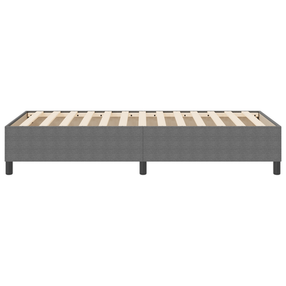 Box Spring Seng Lysegrå 80 X 200 Cm Corduroy Stof