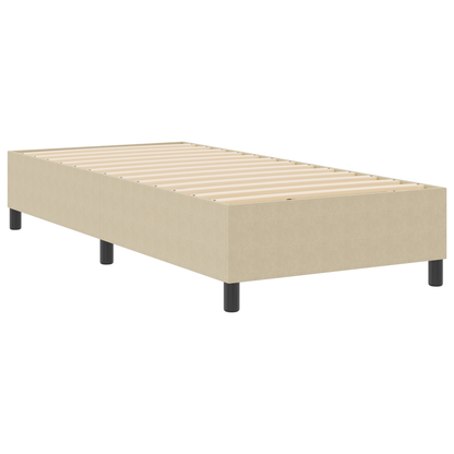 Box Spring Seng Grågrøn 80 X 200 Cm Corduroy Stof