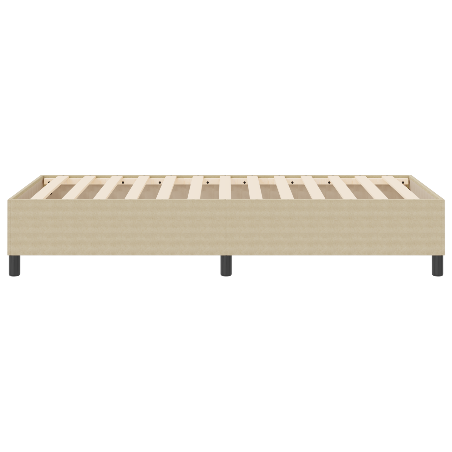 Box Spring Seng Grågrøn 90 X 190 Cm Corduroy Stof