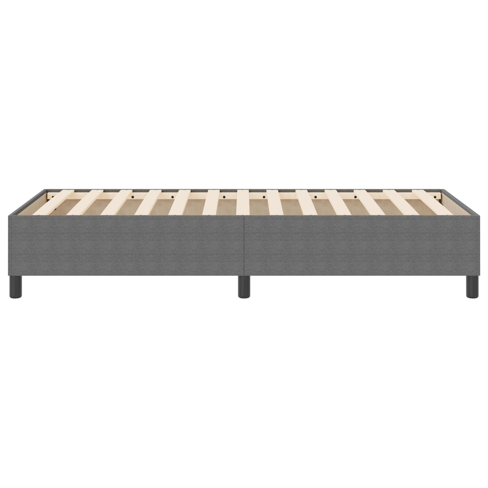 Box Spring Seng Lys Grå 90x200 Cm Corduroy Stof - billede 7