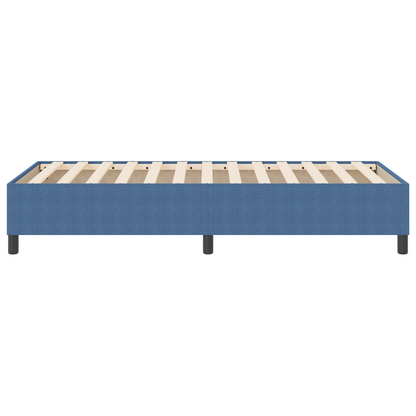 Box Spring Seng Blå 90 X 200 Cm Corduroy Stof