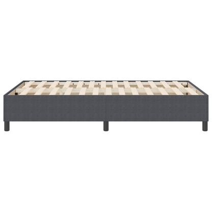 Box Spring Seng Mørkegrå 120 X 190 Cm Corduroy Stof