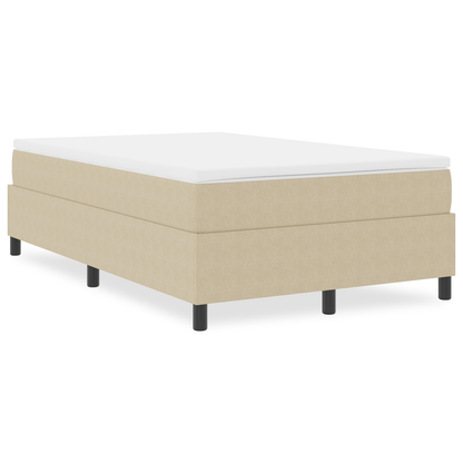 Box Spring Seng Grågrøn 120 X 190 Cm Corduroy Stof