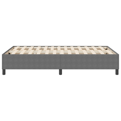 Box Spring Seng Lysegrå 120 X 200 Cm Corduroy Stof