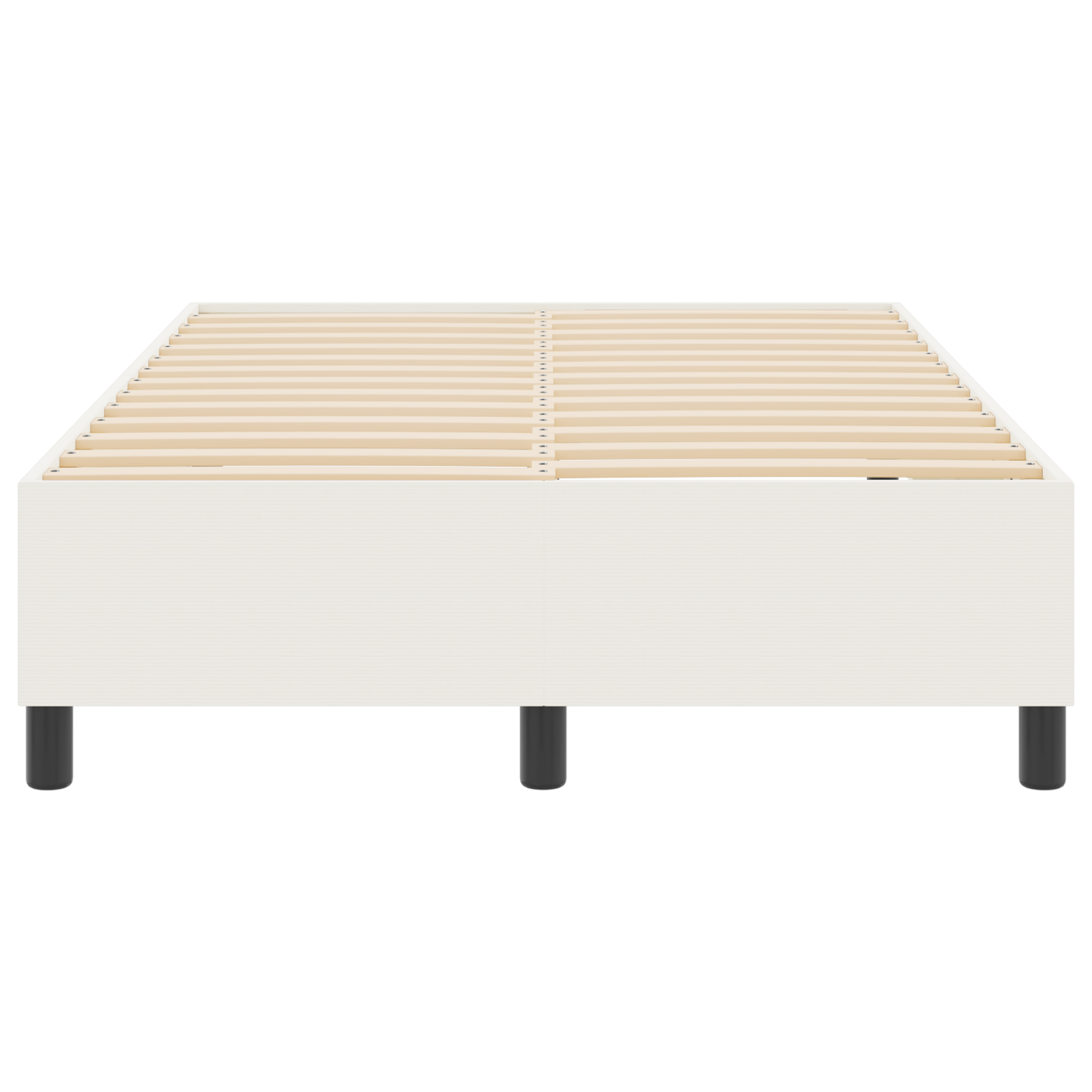 Box Spring Seng Creme 120 X 200 Cm Corduroy Stof