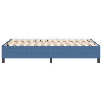 Box Spring Seng Blå 120 X 200 Cm Corduroy Stof