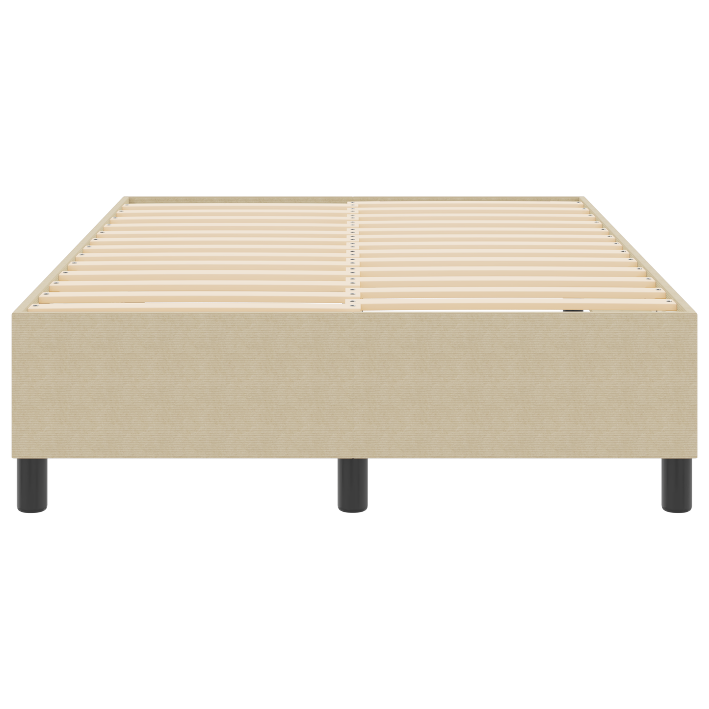 Box Spring Seng Grågrøn 120 X 200 Cm Corduroy Stof