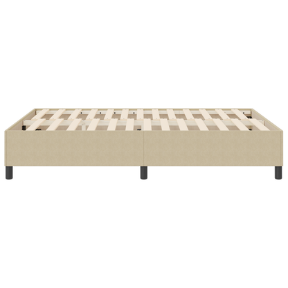 Box Spring Seng Grågrøn 140 X 190 Cm Corduroy Stof