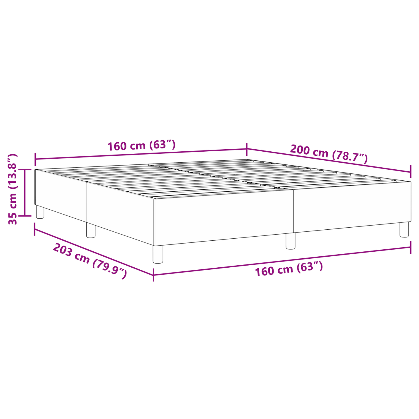 Box Spring Seng Creme 160 X 200 Cm Corduroy Stof