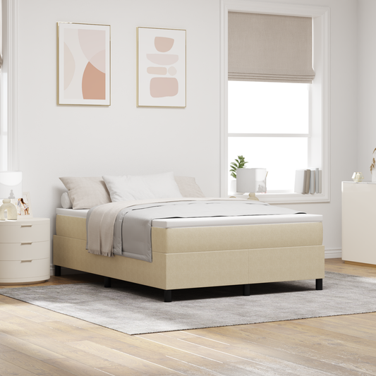Box Spring Seng Grågrøn 160 X 200 Cm Corduroy Stof
