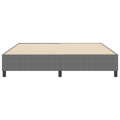 Box Spring Seng Lysegrå 180 X 200 Cm Corduroy Stof