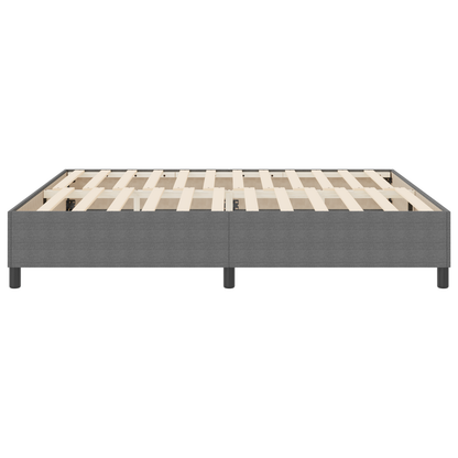 Box Spring Seng Lysegrå 180 X 200 Cm Corduroy Stof