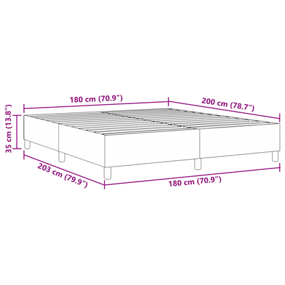 Box Spring Seng Lysegrå 180 X 200 Cm Corduroy Stof