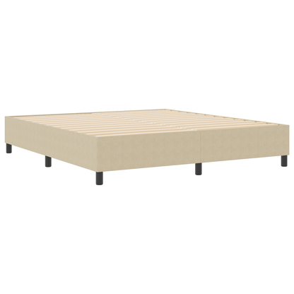 Box Spring Seng Grågrøn 180 X 200 Cm Corduroy Stof