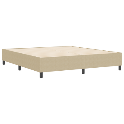 Box Spring Seng Grågrøn 180 X 200 Cm Corduroy Stof