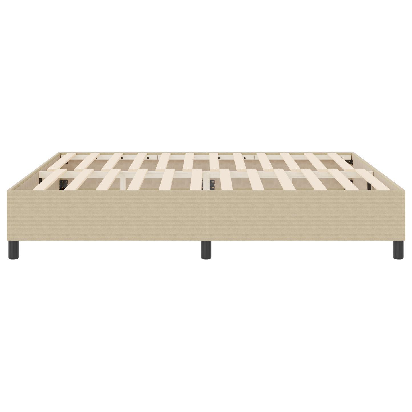 Box Spring Seng Grågrøn 180 X 200 Cm Corduroy Stof